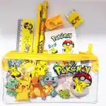 Pokemon Pikachu Pencil Bag Set - Cartoon Stationery and Student Gift